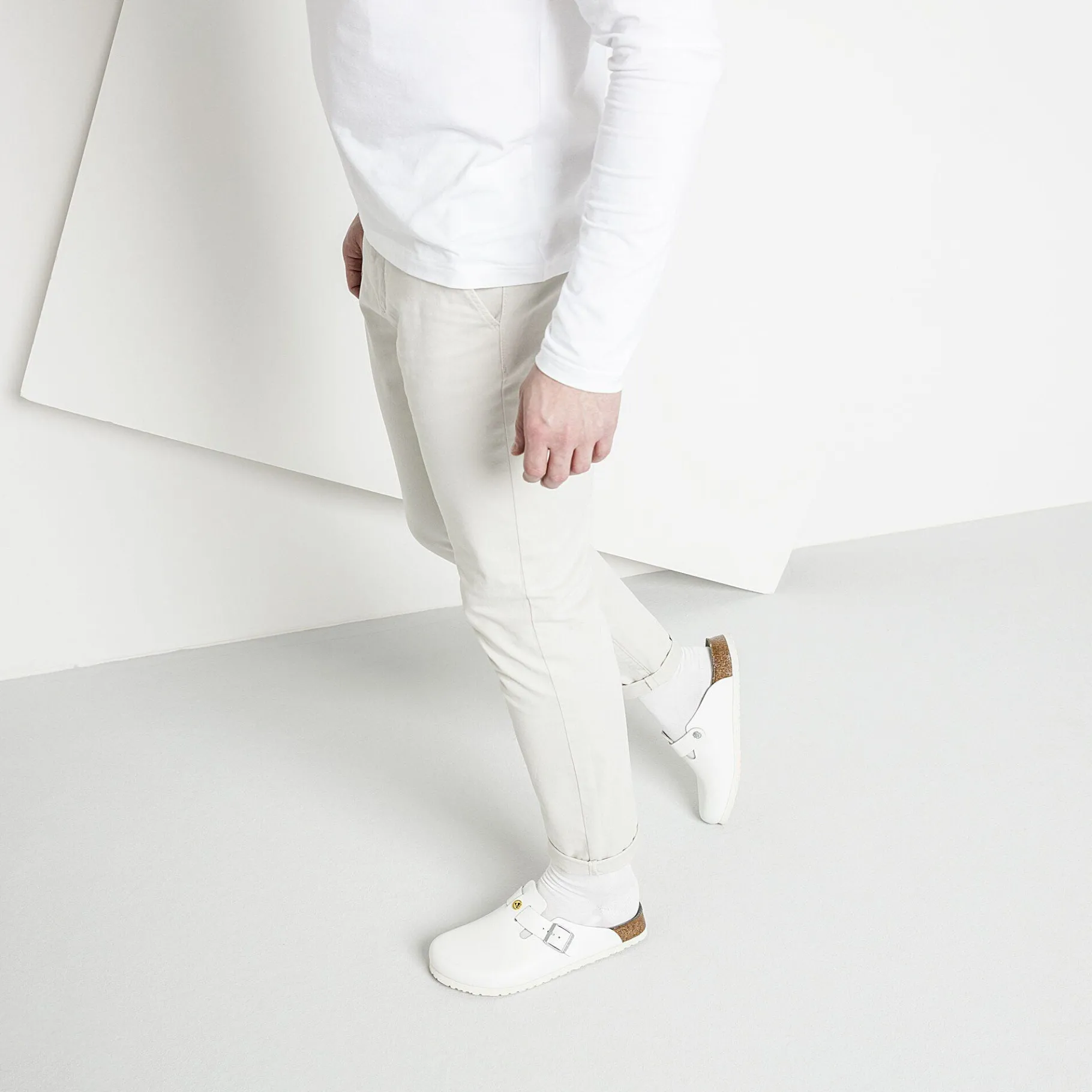 Best Birkenstock Boston Esd White