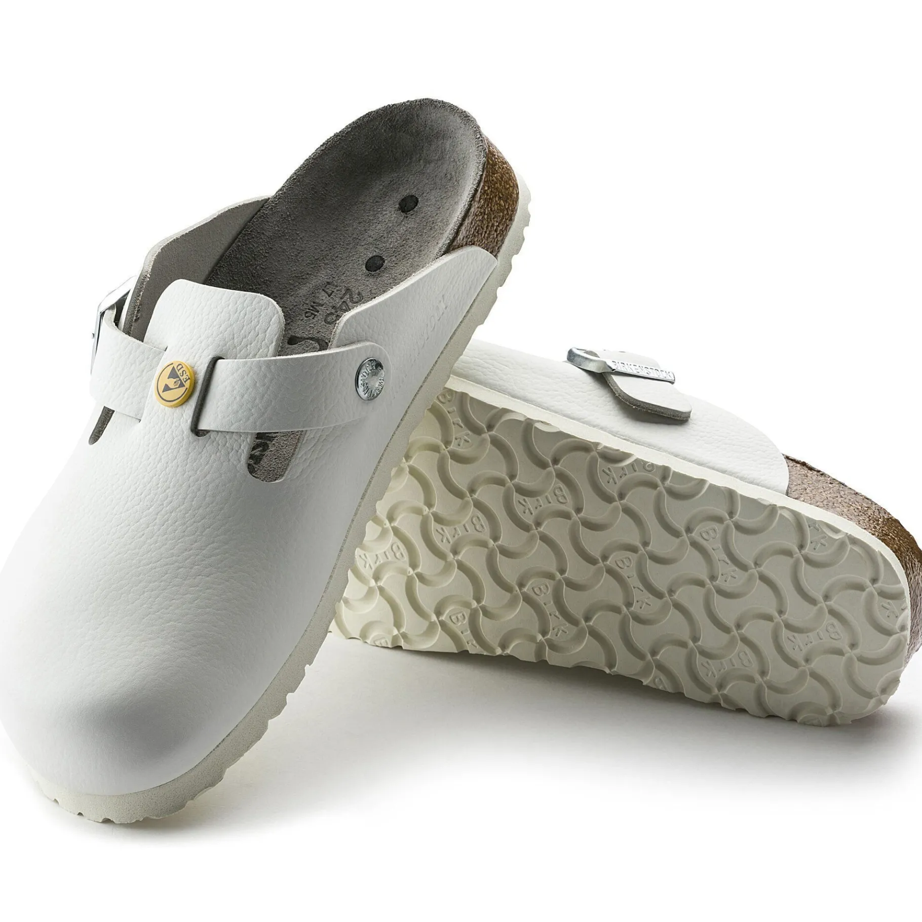 Best Birkenstock Boston Esd White