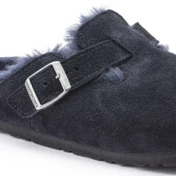Discount Birkenstock Boston Lammeskind Midnight