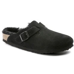 Sale Birkenstock Boston Lammeskind Black