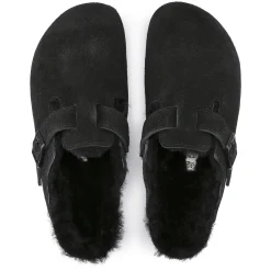 Sale Birkenstock Boston Lammeskind Black