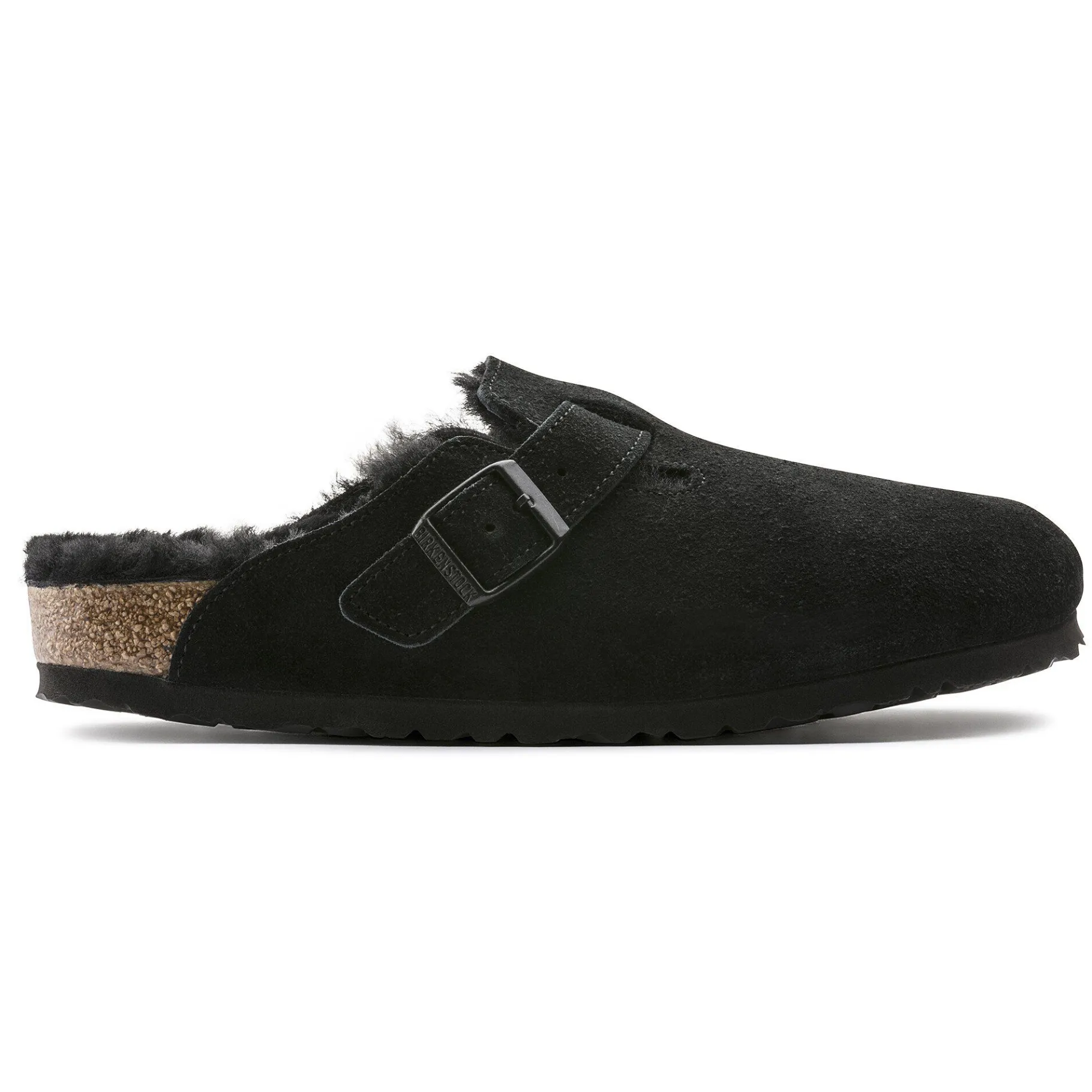 Sale Birkenstock Boston Lammeskind Black
