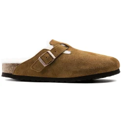 Store Birkenstock Boston Lammeskind Mink