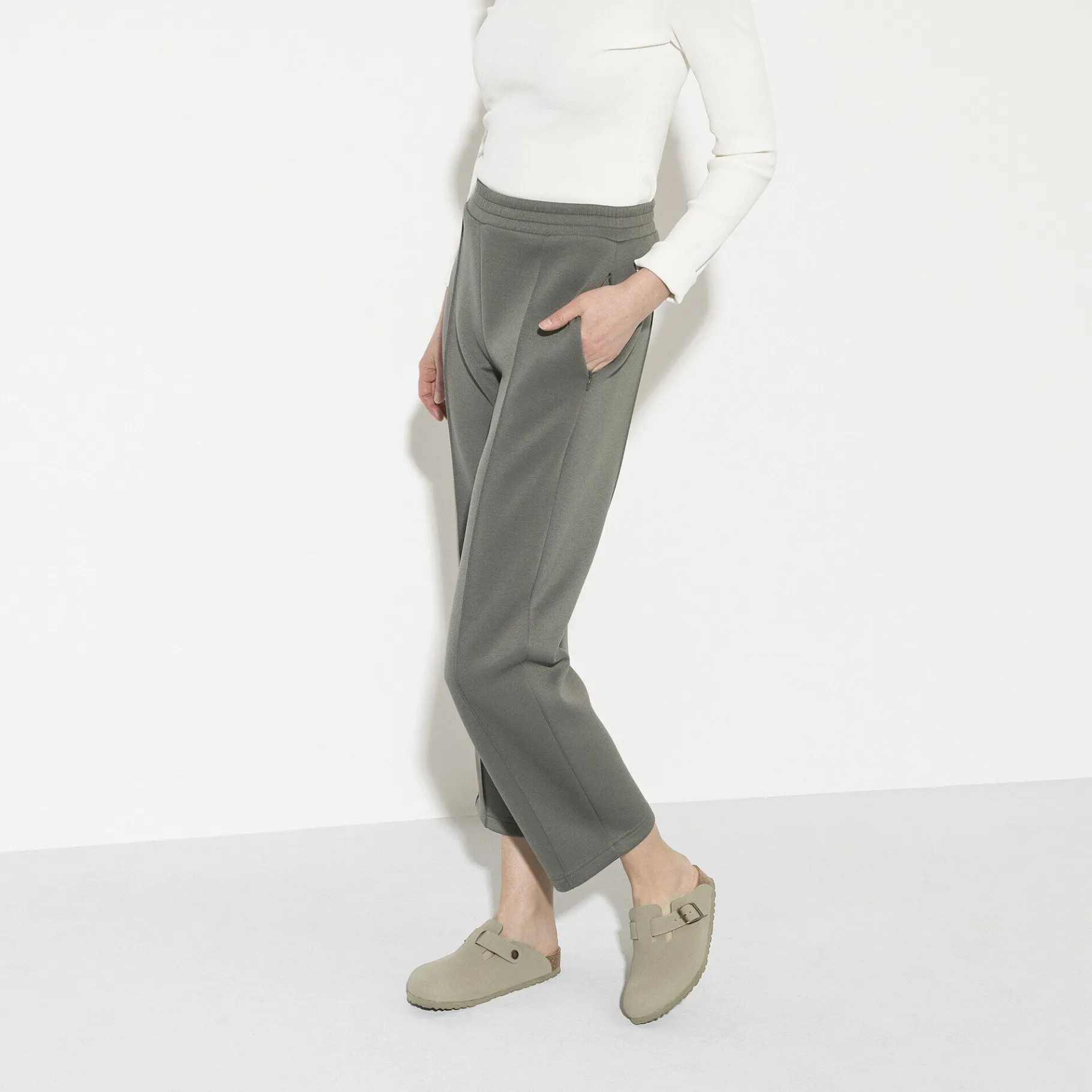 Sale Birkenstock Boston Vegansk Khaki