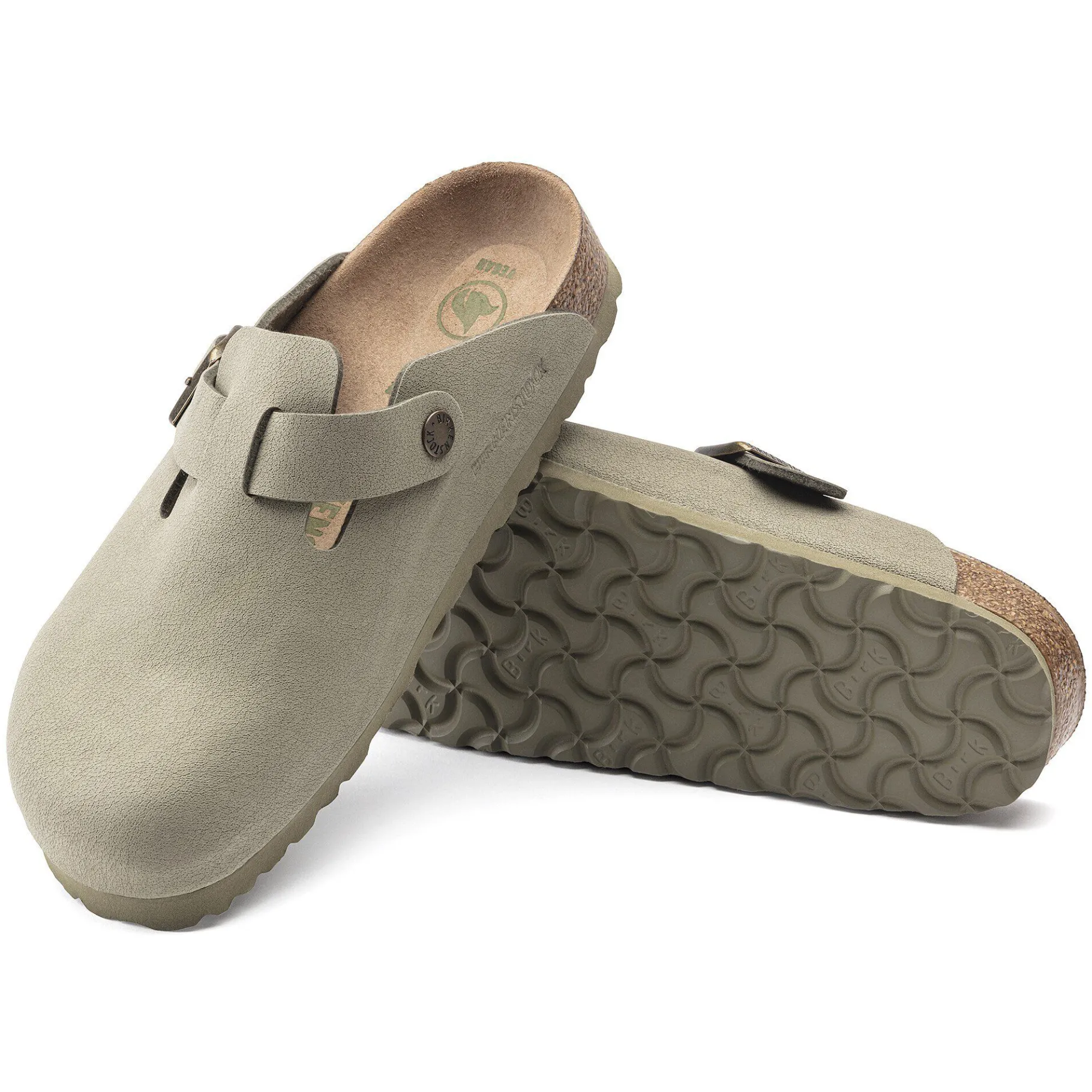 Sale Birkenstock Boston Vegansk Khaki