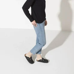 Outlet Birkenstock Boston Vegansk Black