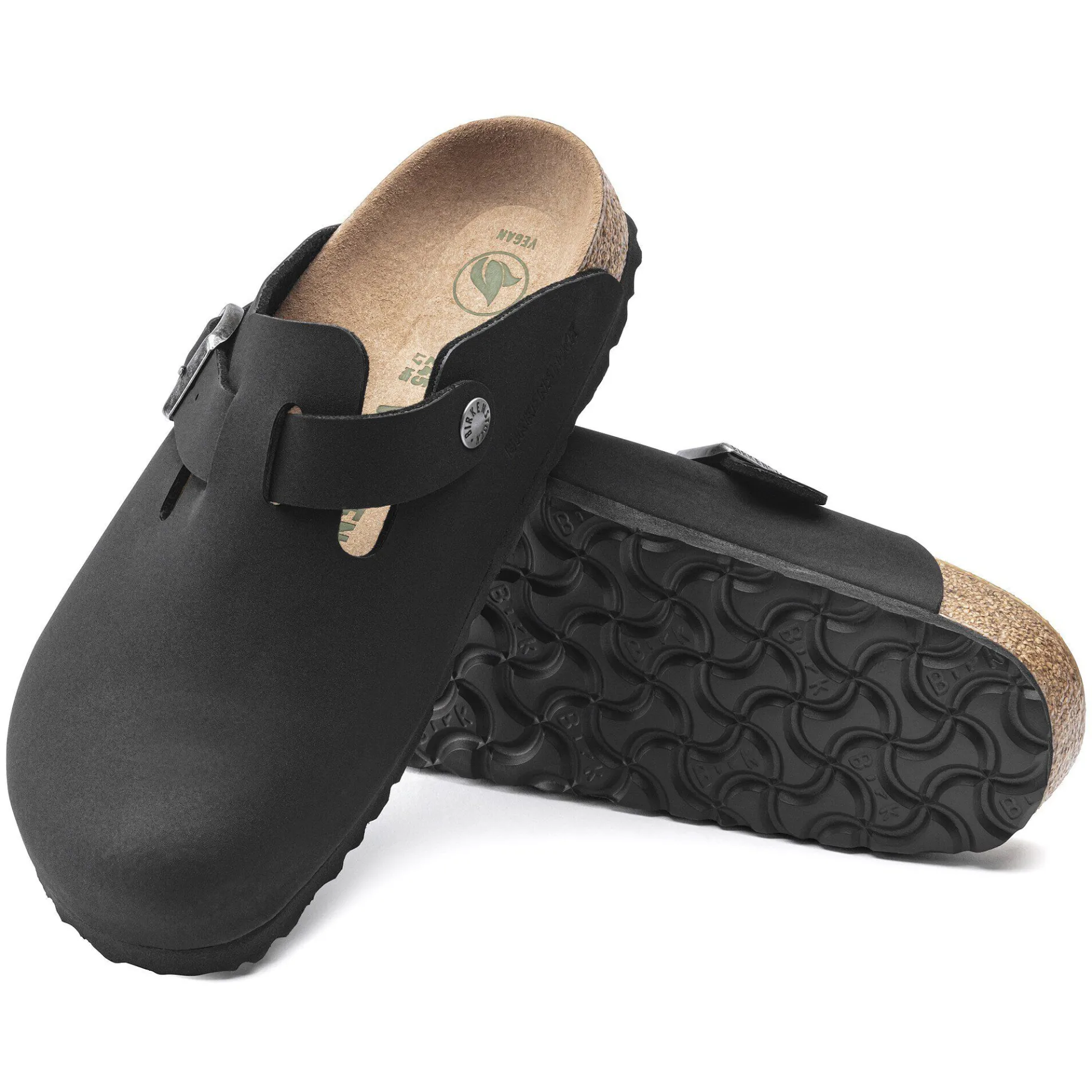 Outlet Birkenstock Boston Vegansk Black