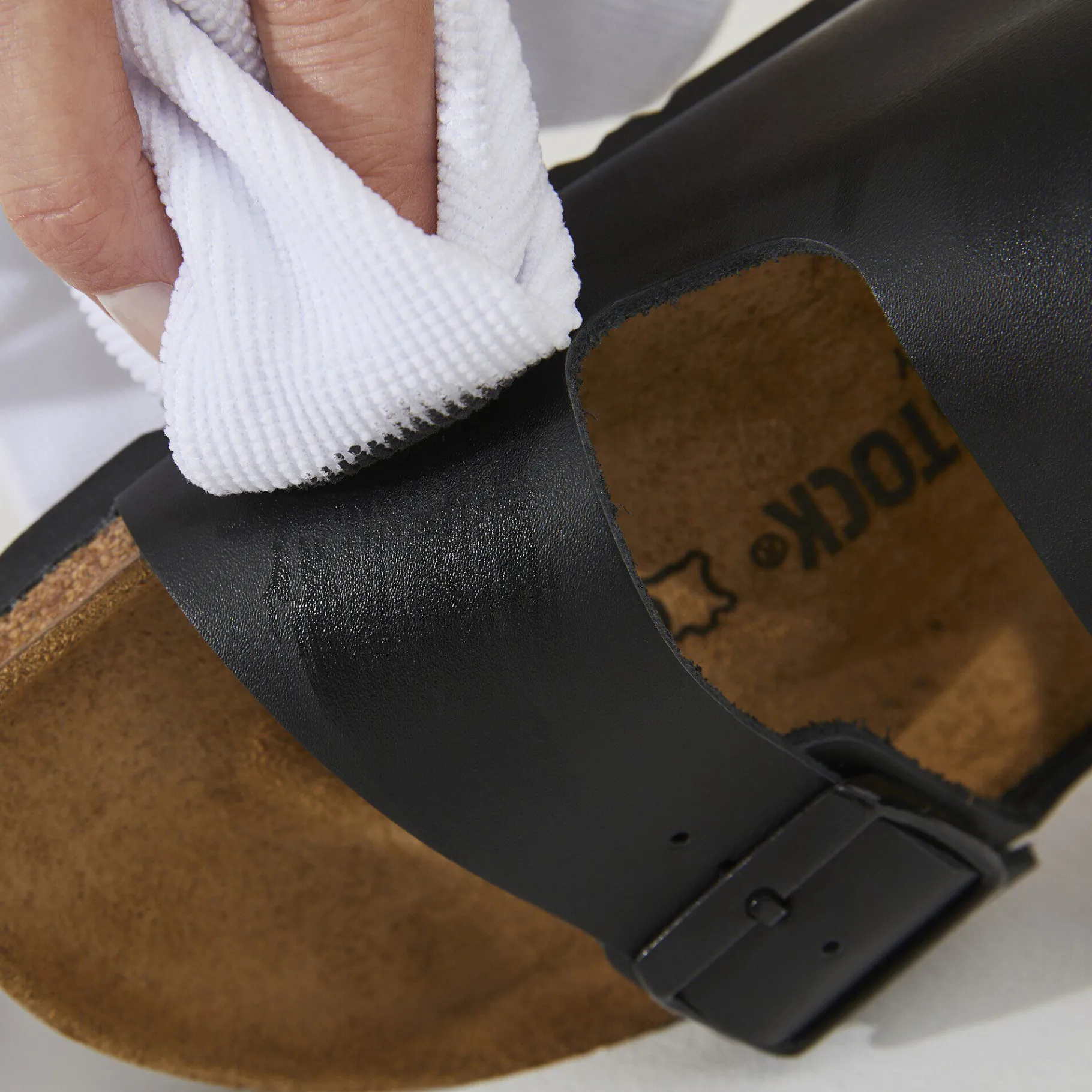 Clearance Birkenstock Brilliant Cream Sort Black