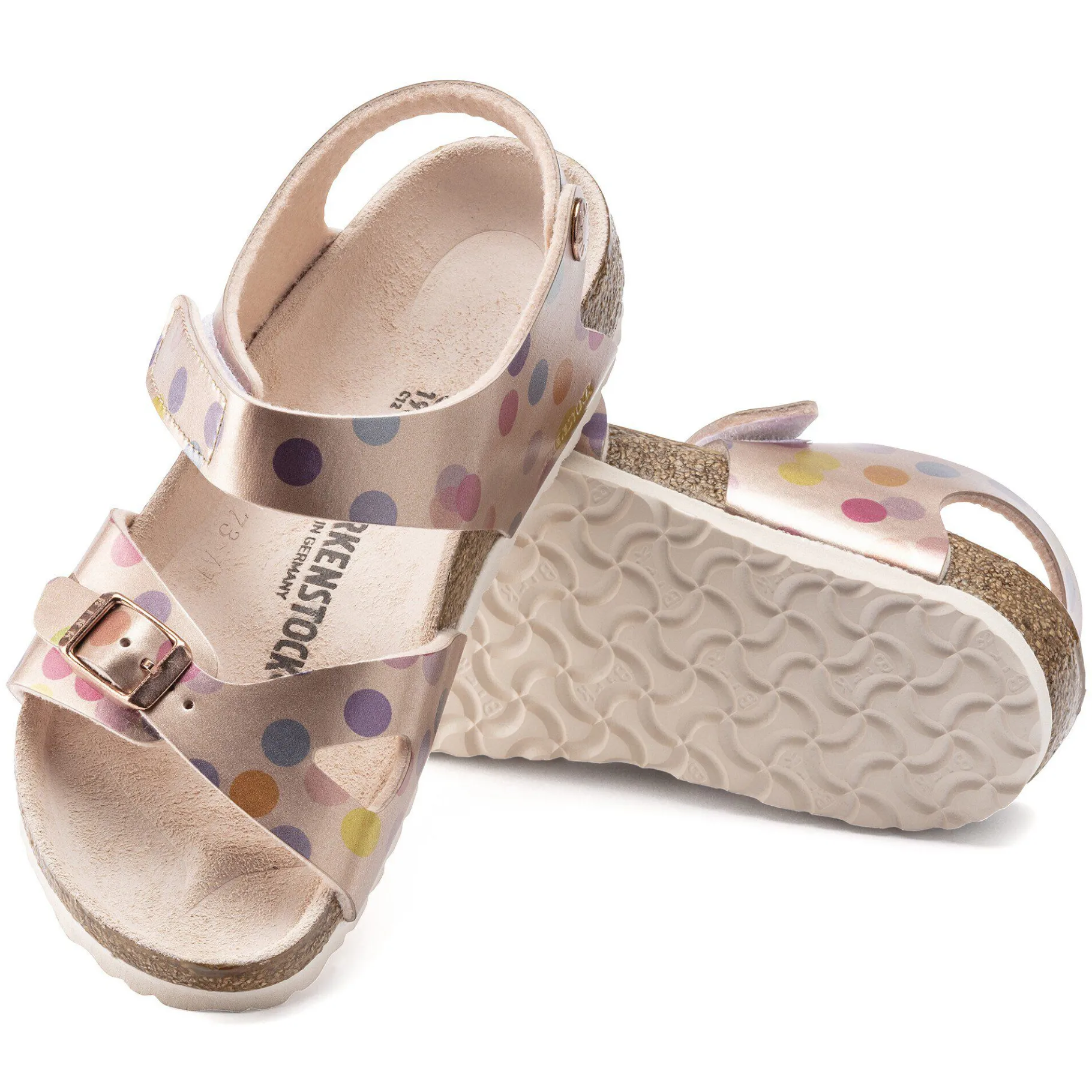 Flash Sale Birkenstock Colorado Kids Electric Metallic Dots Copper