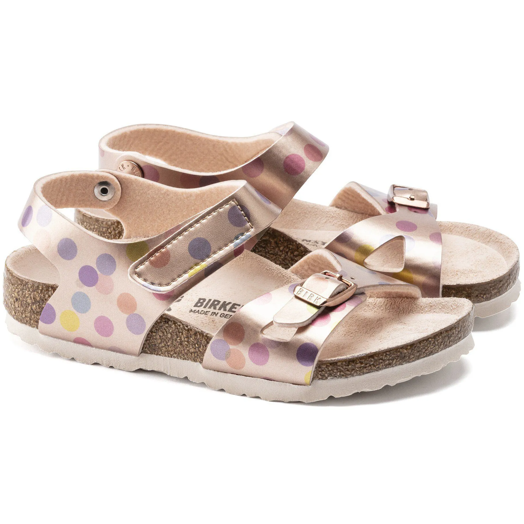 Flash Sale Birkenstock Colorado Kids Electric Metallic Dots Copper