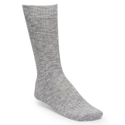 Store Birkenstock Cotton Slub Damer Gray White