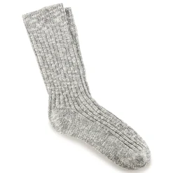 Best Sale Birkenstock Cotton Slub Herrer Gray White