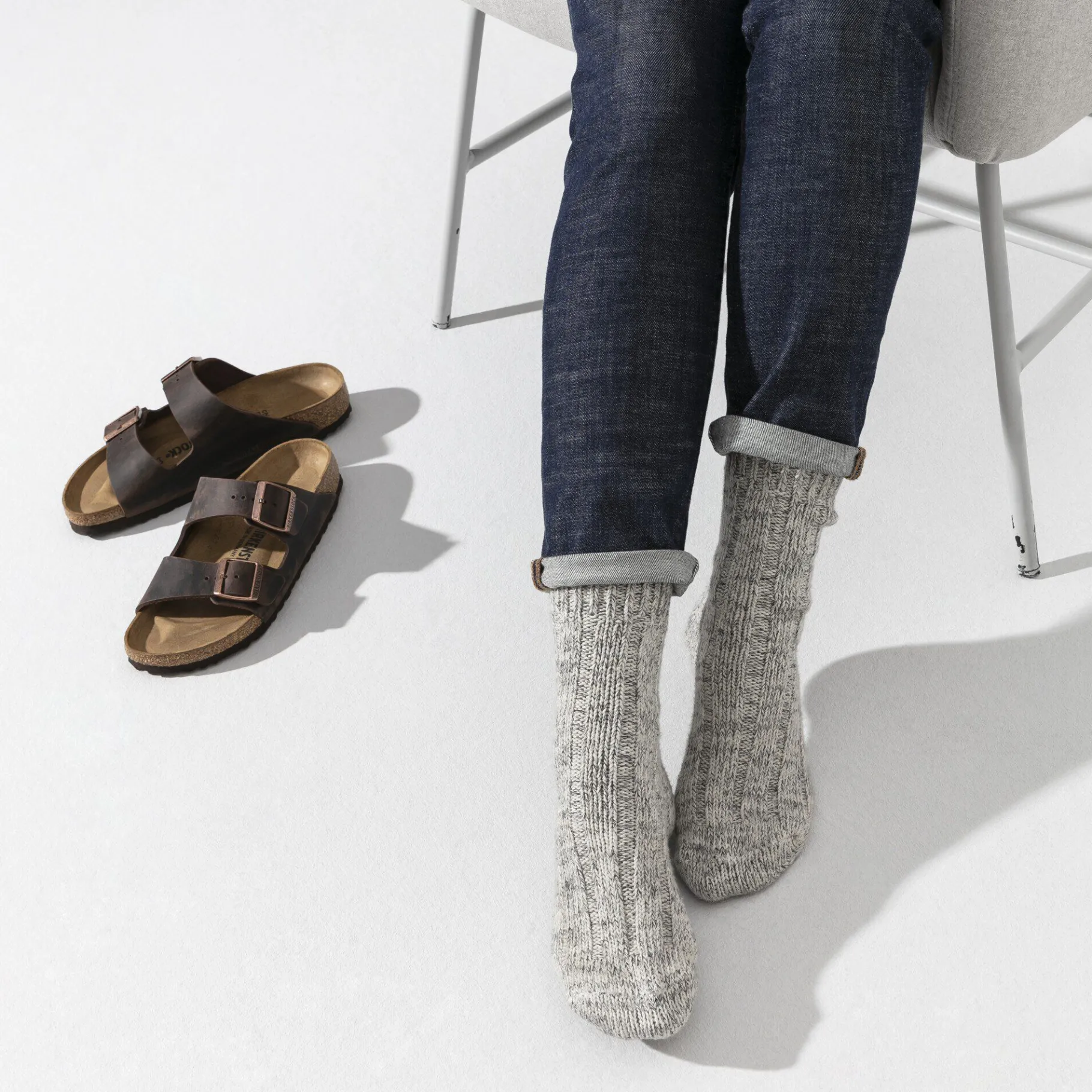 Cheap Birkenstock Cotton Twist Damer Light Grey