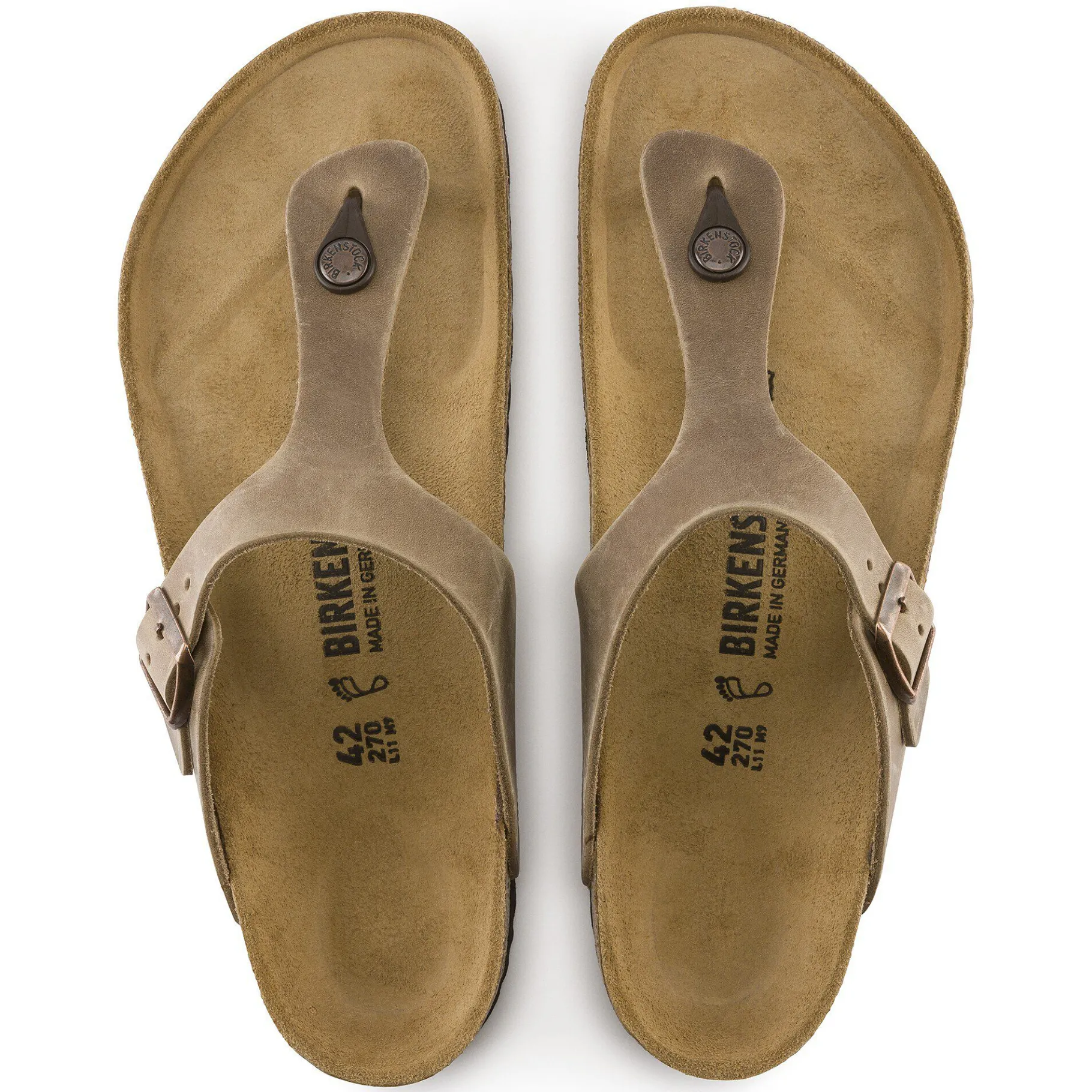 Discount Birkenstock Gizeh Tobacco Brown