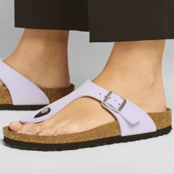 New Birkenstock Gizeh Soft Birki Vegan Purple Fog