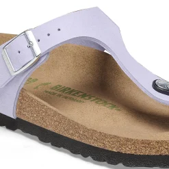 New Birkenstock Gizeh Soft Birki Vegan Purple Fog