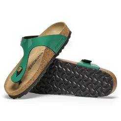 Cheap Birkenstock Gizeh Patent Digital Green