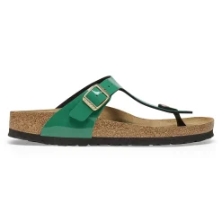 Cheap Birkenstock Gizeh Patent Digital Green