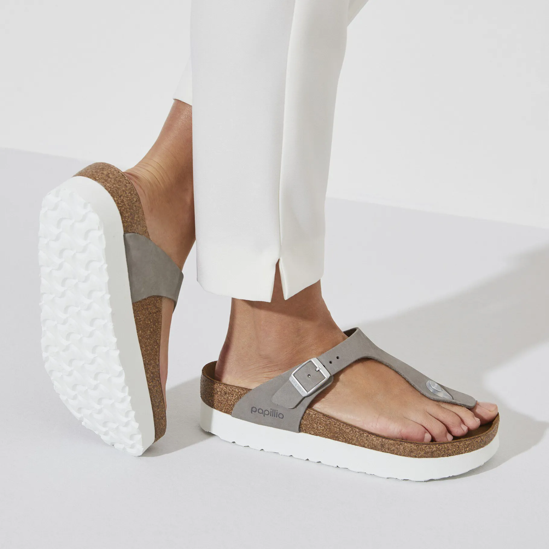 Store Birkenstock Gizeh Dove Gray
