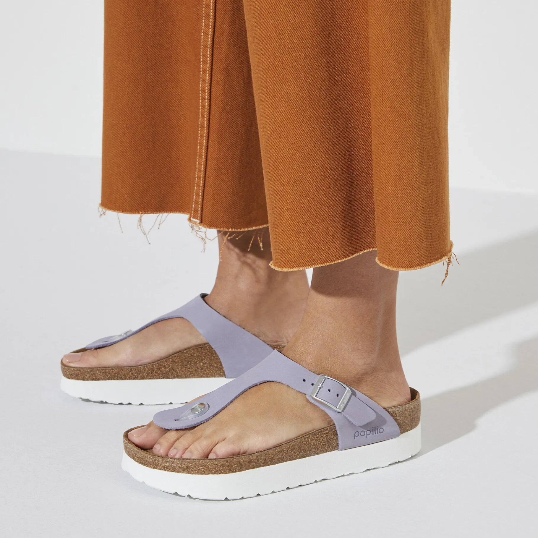 New Birkenstock Gizeh Purple Fog