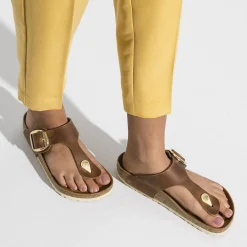 Discount Birkenstock Gizeh Big Buckle Cognac