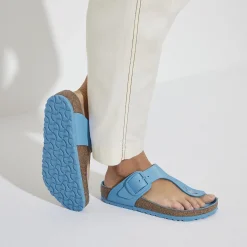 Flash Sale Birkenstock Gizeh Big Buckle High Shine Sky Blue