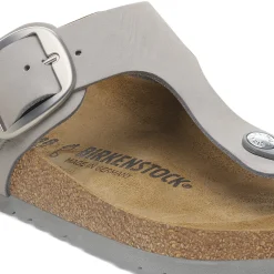 Shop Birkenstock Gizeh Big Buckle Dove Gray