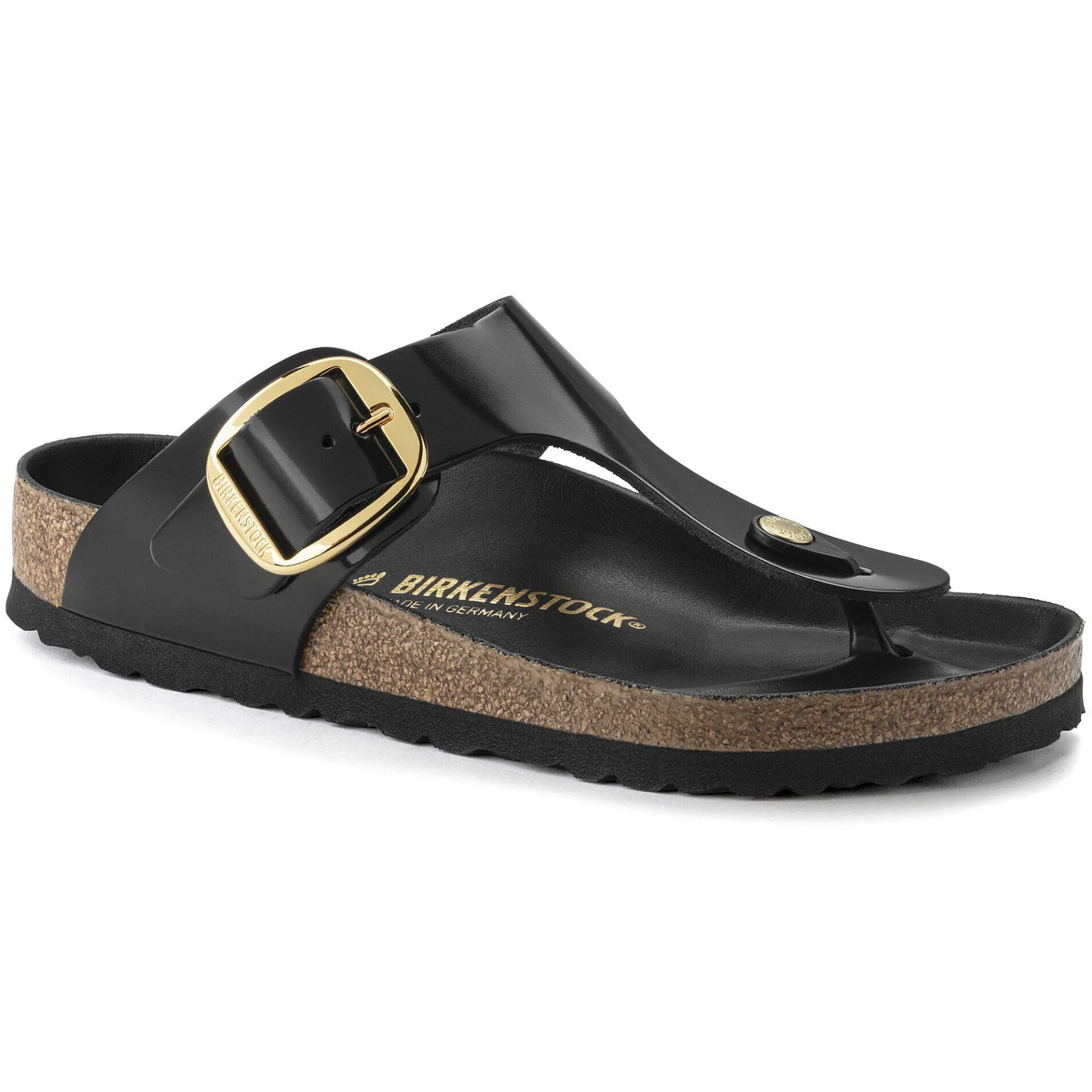 Store Birkenstock Gizeh Big Buckle High Shine Black