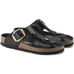 Store Birkenstock Gizeh Big Buckle High Shine Black