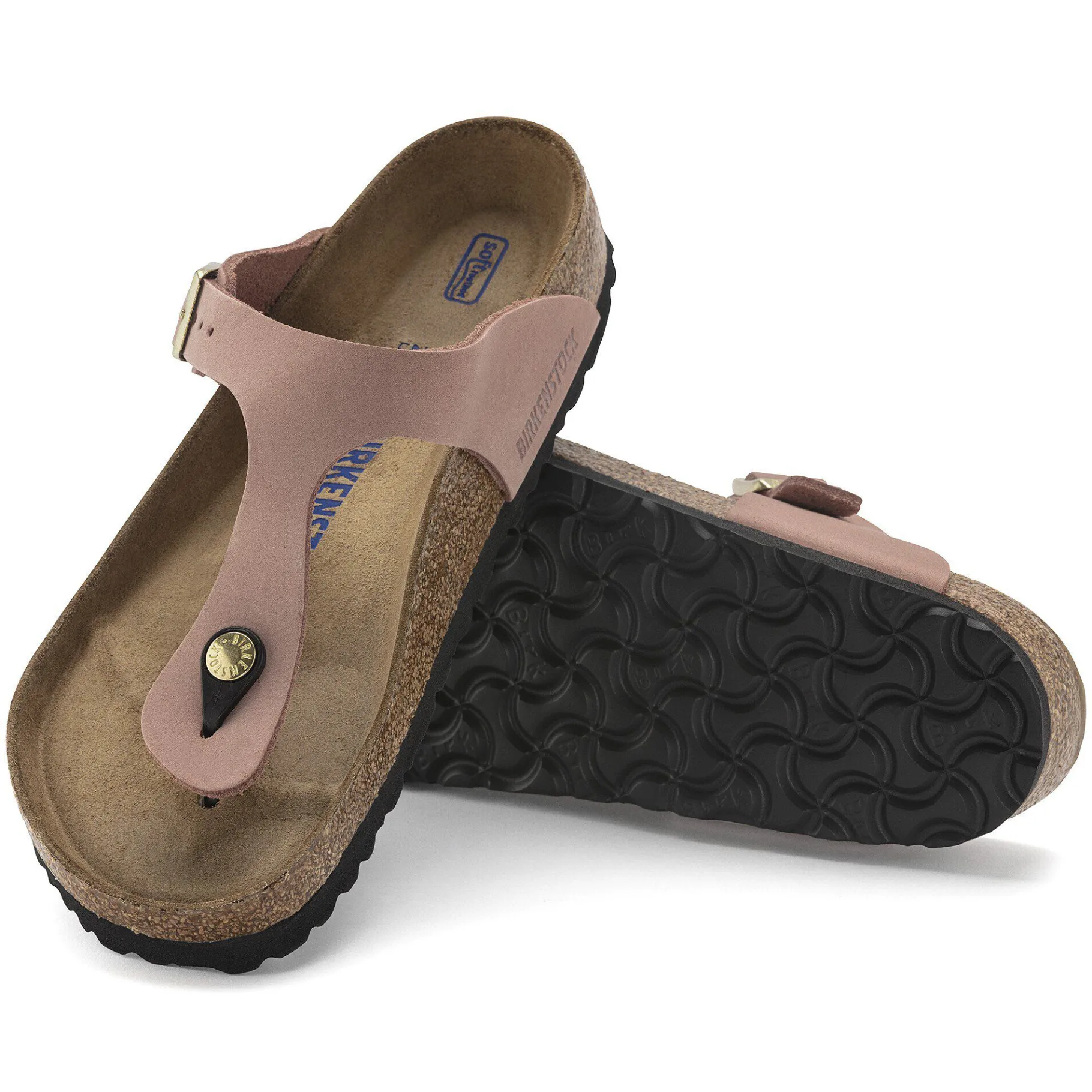 Hot Birkenstock Gizeh Blod Fodseng Old Rose
