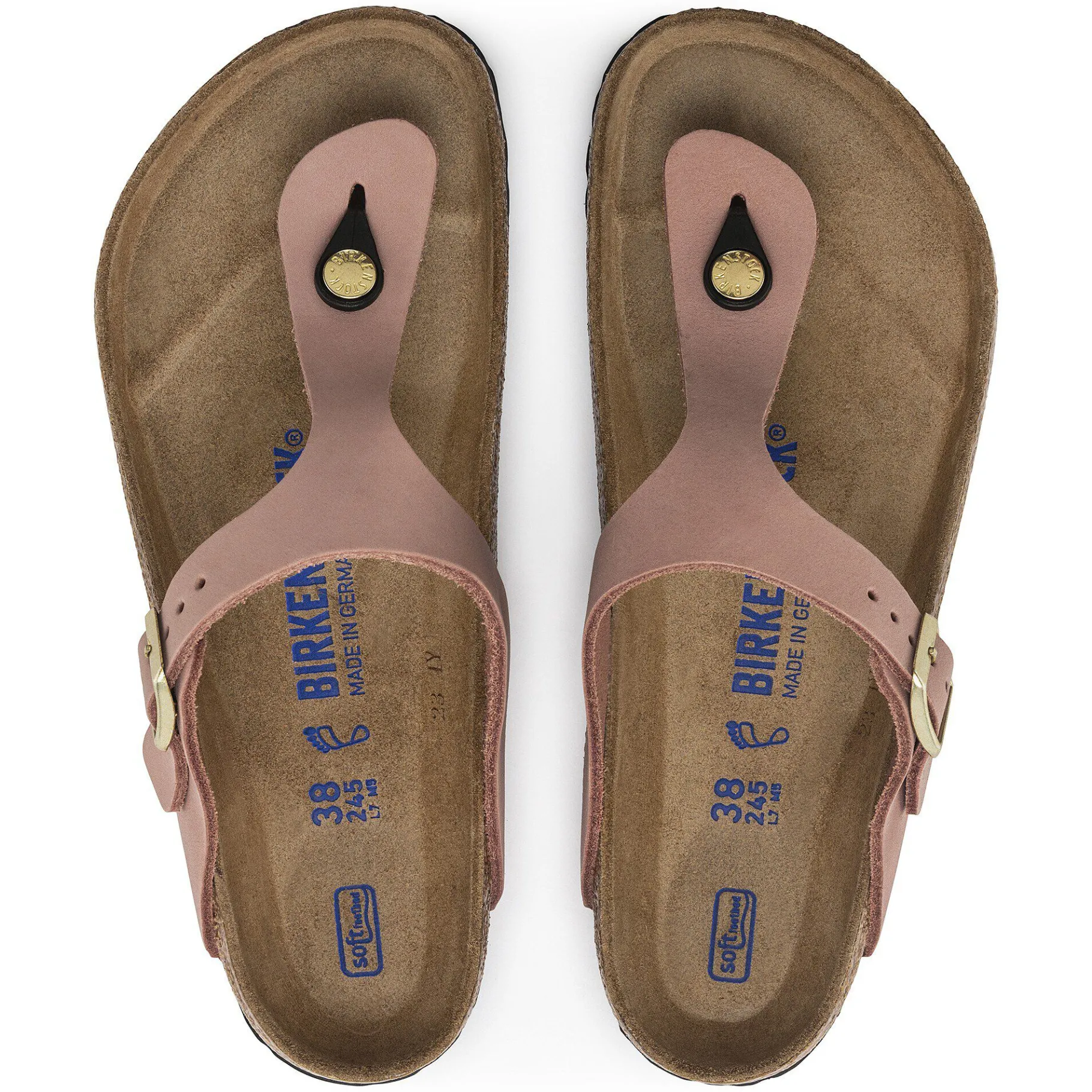 Hot Birkenstock Gizeh Blod Fodseng Old Rose