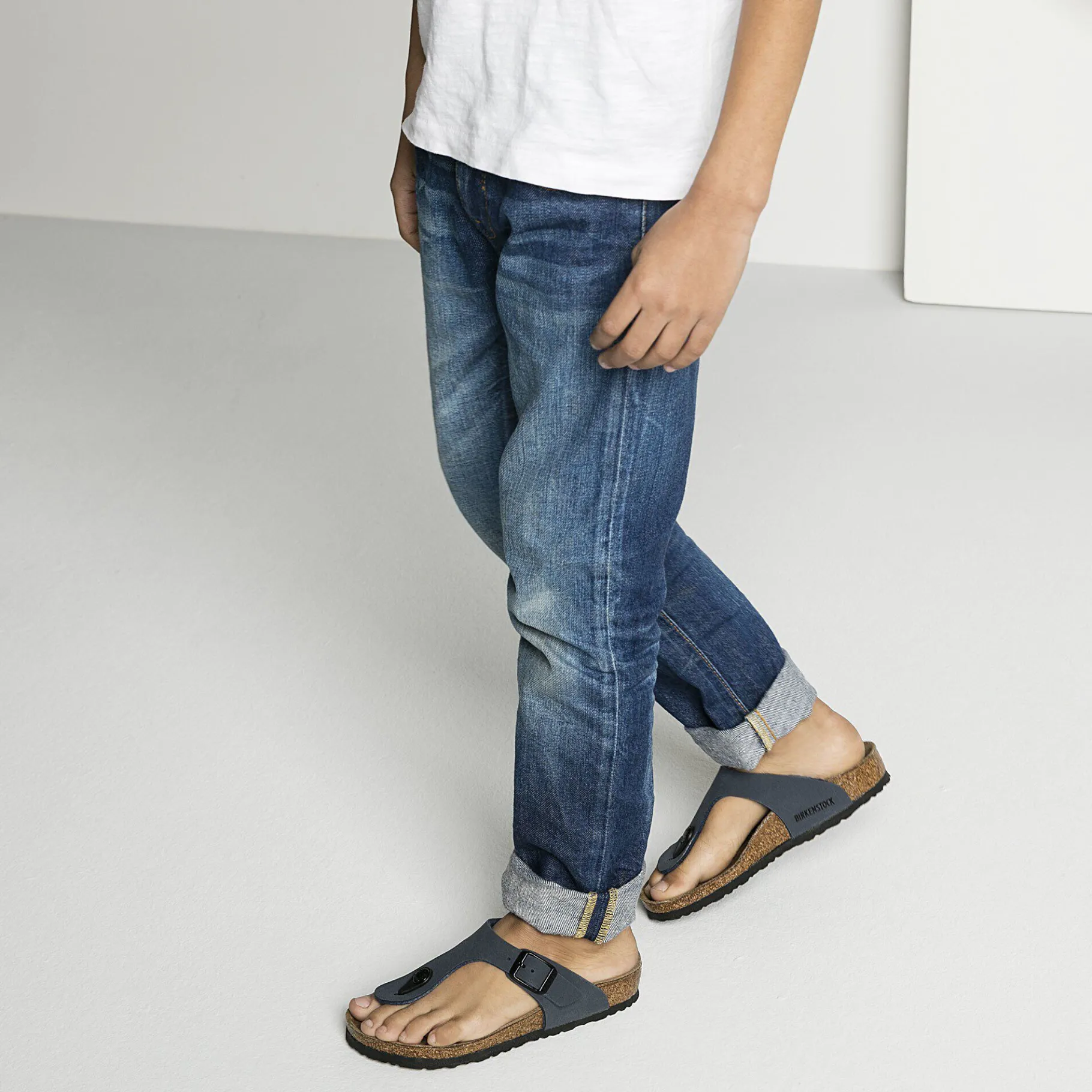Hot Birkenstock Gizeh Kids Navy