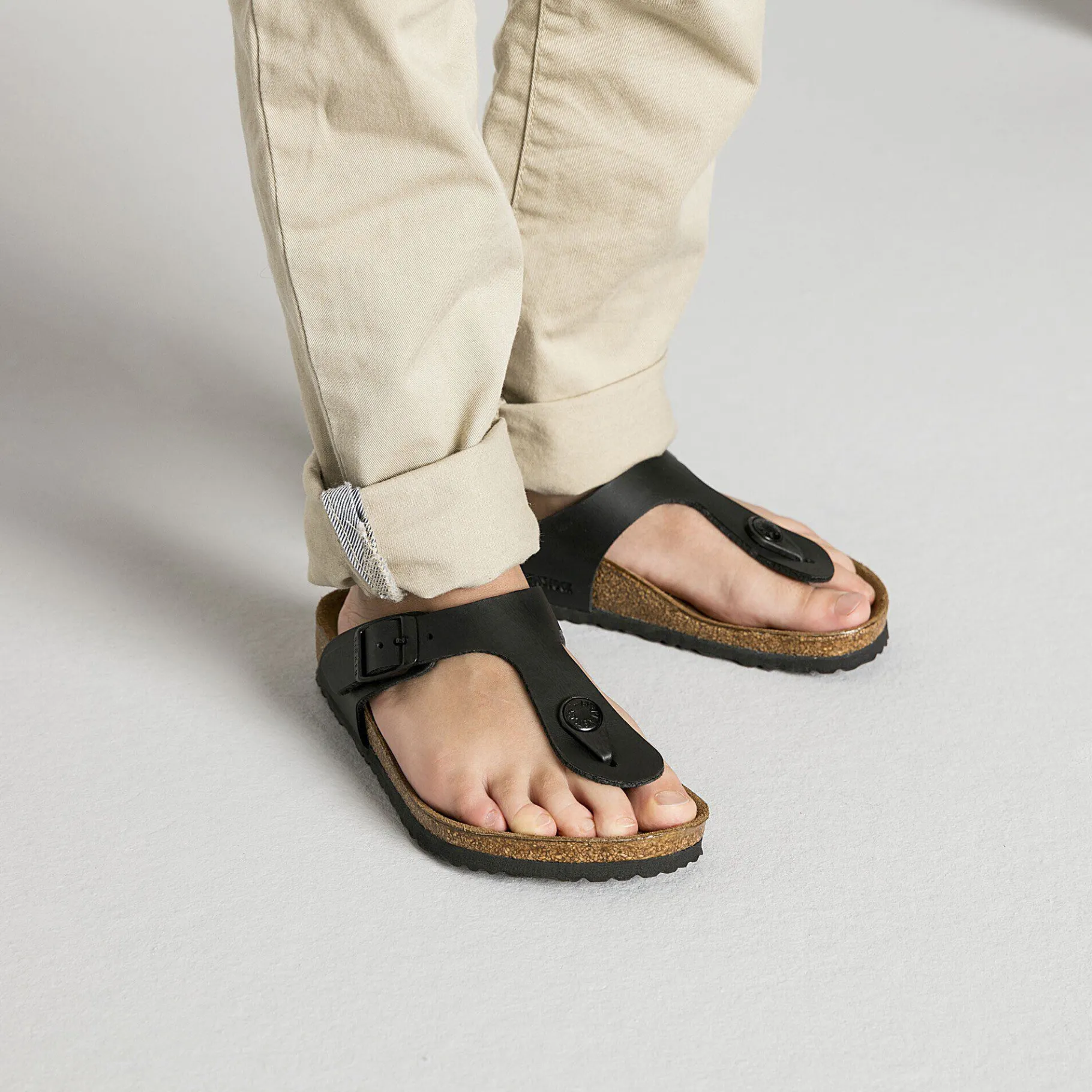 Sale Birkenstock Gizeh Kids Black