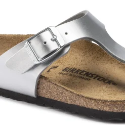 Fashion Birkenstock Gizeh Kids Electric Metallic Silver
