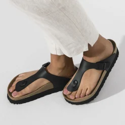 Discount Birkenstock Gizeh Platform Vegansk Black
