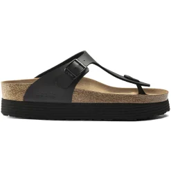 Discount Birkenstock Gizeh Platform Vegansk Black