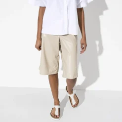 Best Birkenstock Gizeh Platform Vegansk White
