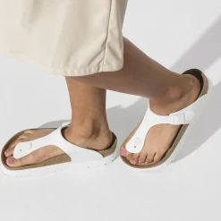 Best Birkenstock Gizeh Platform Vegansk White