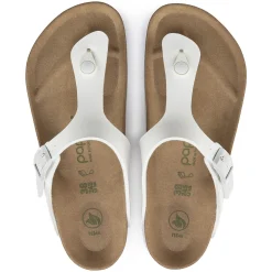 Best Birkenstock Gizeh Platform Vegansk White
