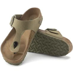 Shop Birkenstock Gizeh Vegan Big Buckle Faded Khaki