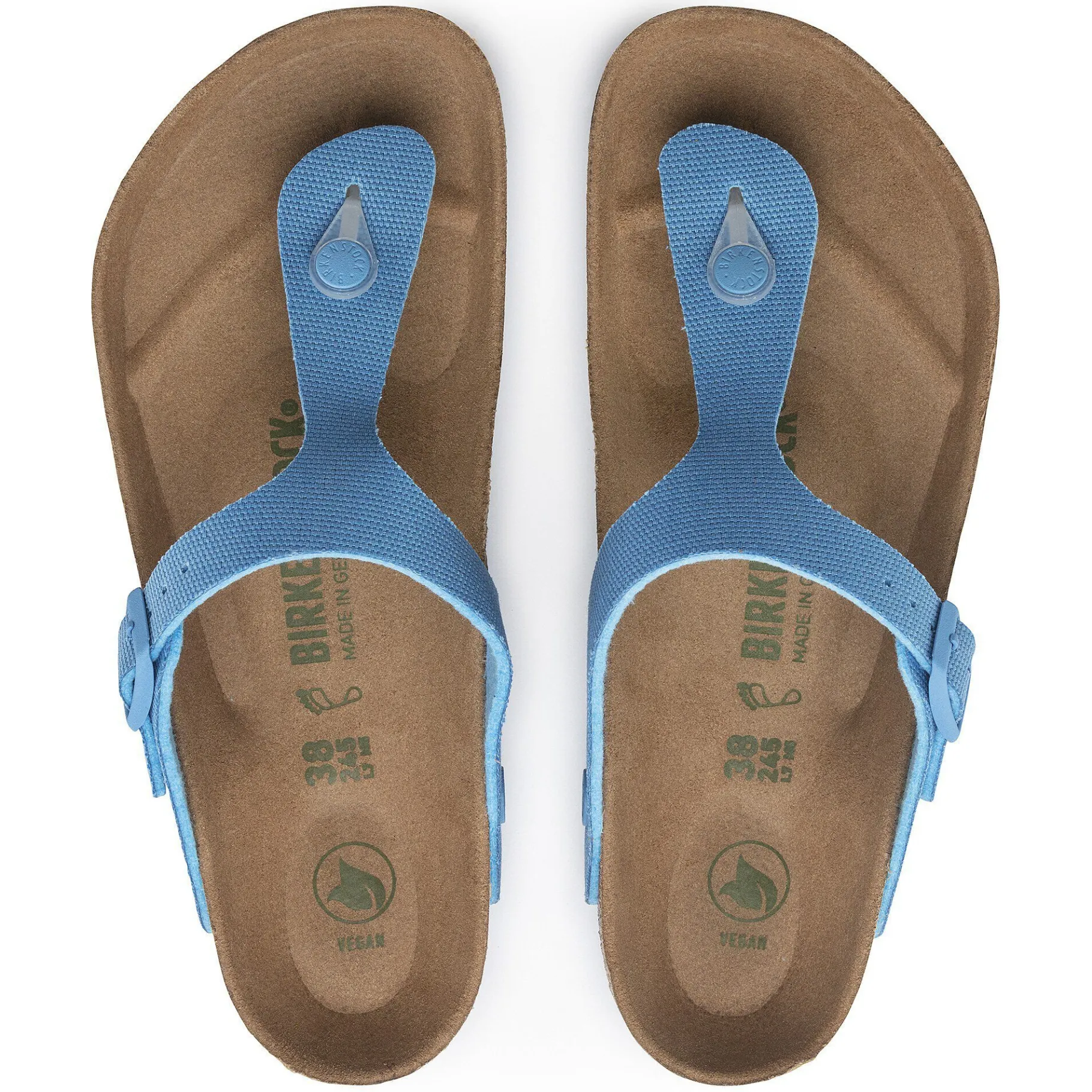 Sale Birkenstock Gizeh Vegansk Blau