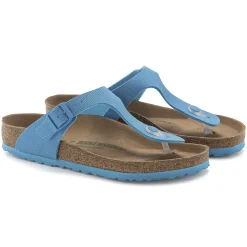 Sale Birkenstock Gizeh Vegansk Blau
