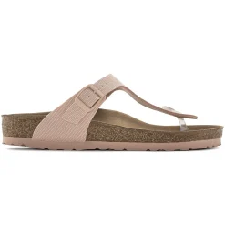 Shop Birkenstock Gizeh Vegansk Soft Pink