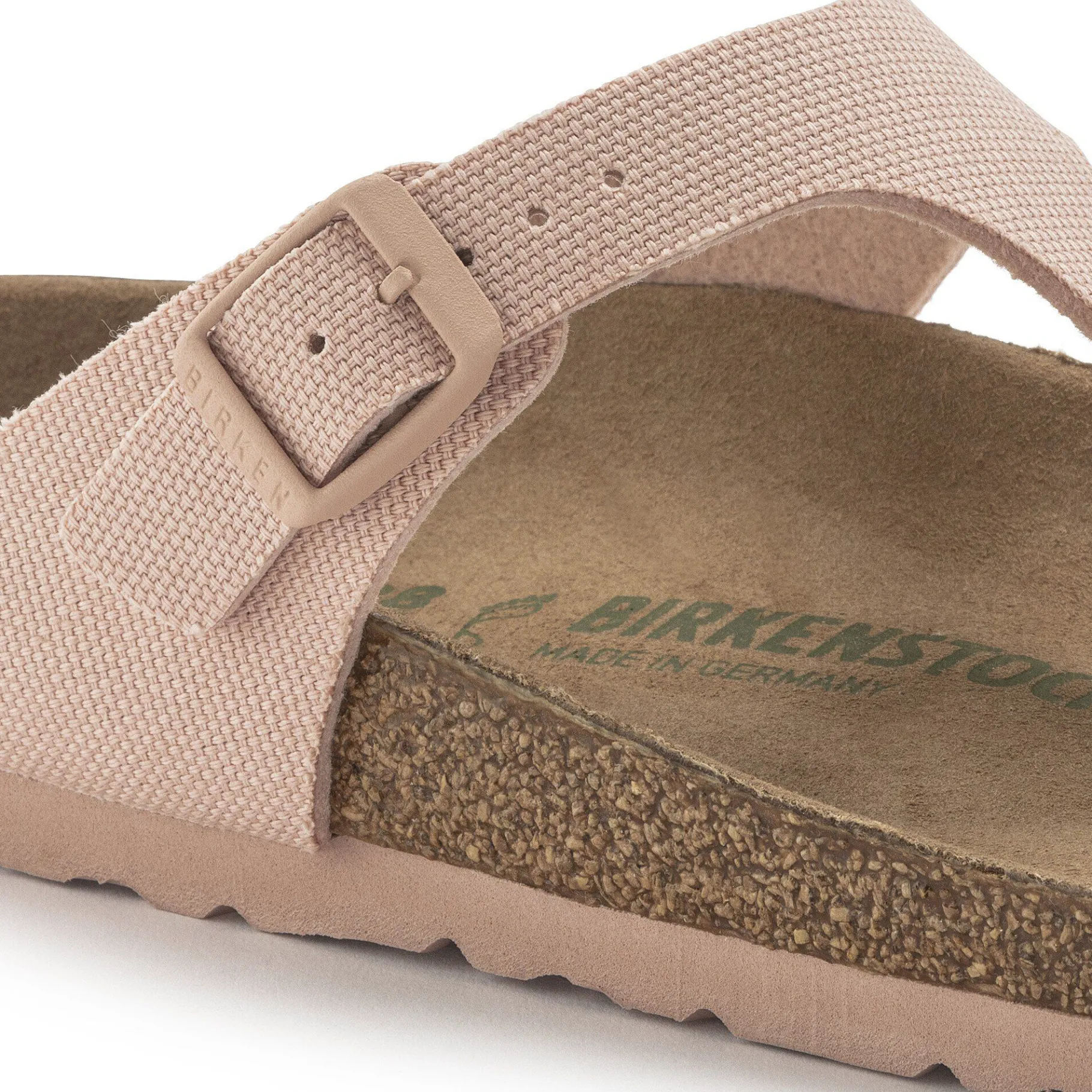 Shop Birkenstock Gizeh Vegansk Soft Pink