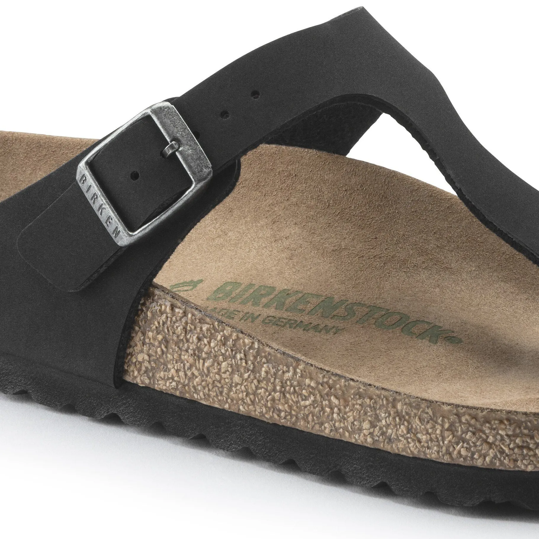 Shop Birkenstock Gizeh Vegansk Black