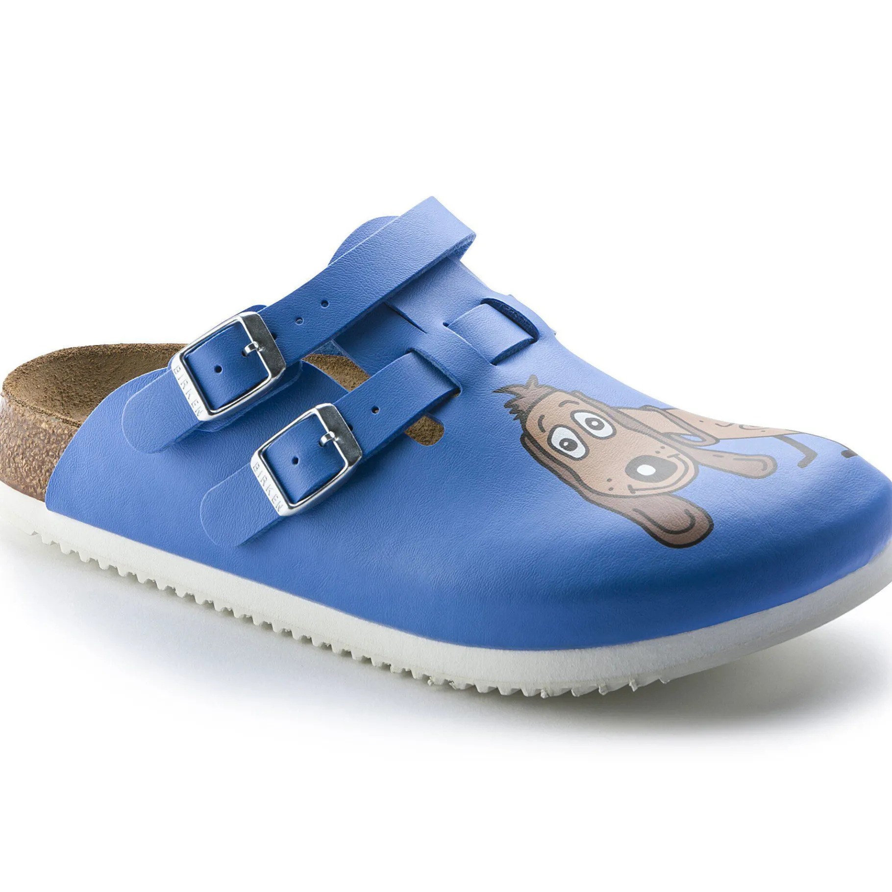 Clearance Birkenstock Kay Sl Dog Blue Background