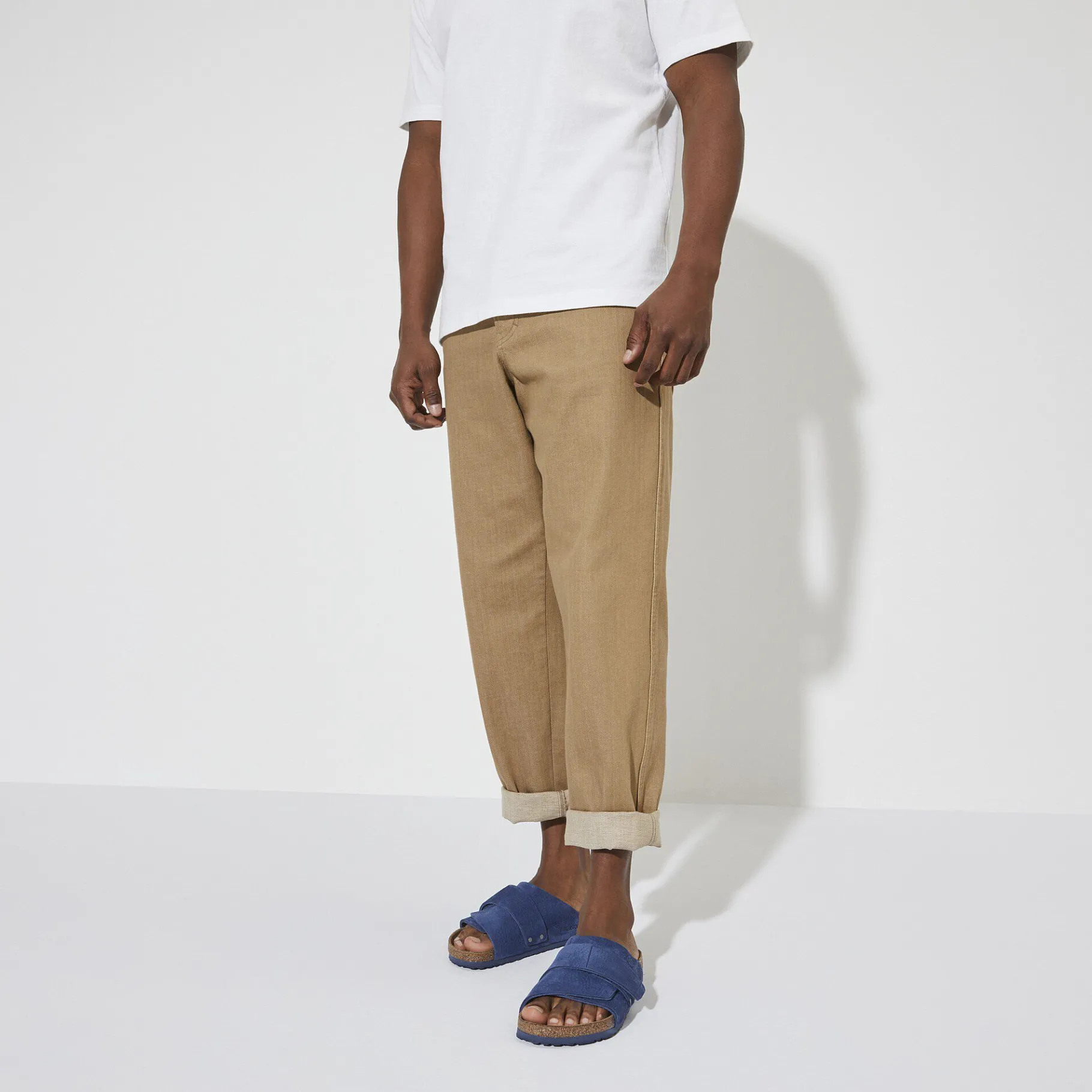 Discount Birkenstock Kyoto Desert Buck Indigo Blue