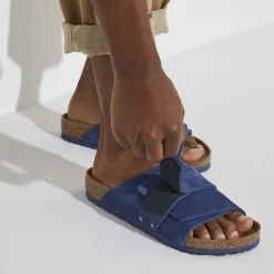 Discount Birkenstock Kyoto Desert Buck Indigo Blue