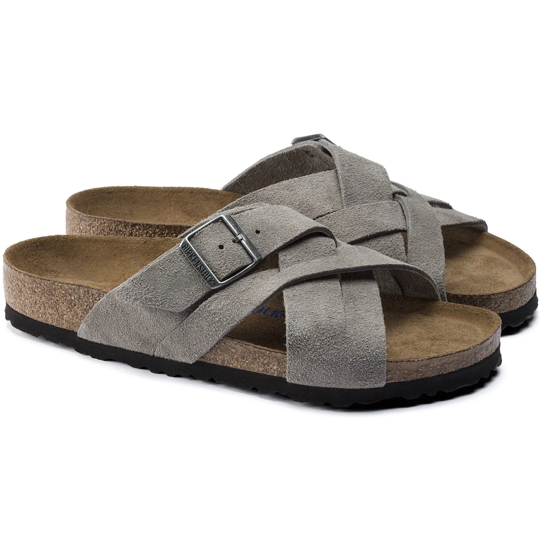 Sale Birkenstock Lugano Blod Fodseng Stone Coin