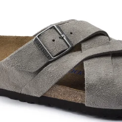 Sale Birkenstock Lugano Blod Fodseng Stone Coin